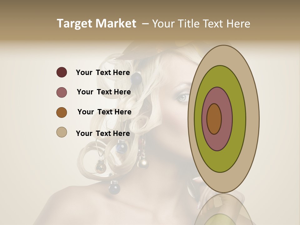 Christmas Tree Hair PowerPoint Template