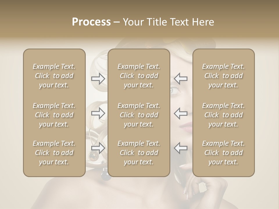 Christmas Tree Hair PowerPoint Template
