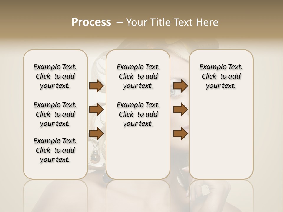 Christmas Tree Hair PowerPoint Template