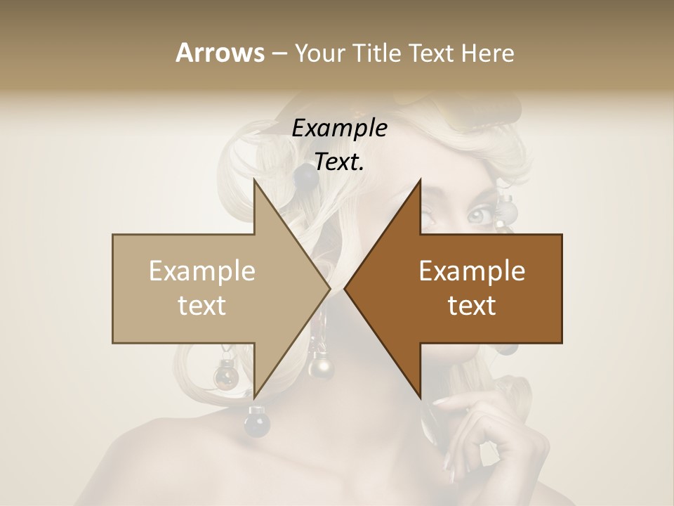 Christmas Tree Hair PowerPoint Template