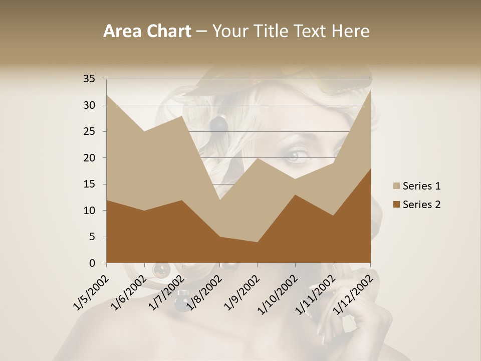 Christmas Tree Hair PowerPoint Template