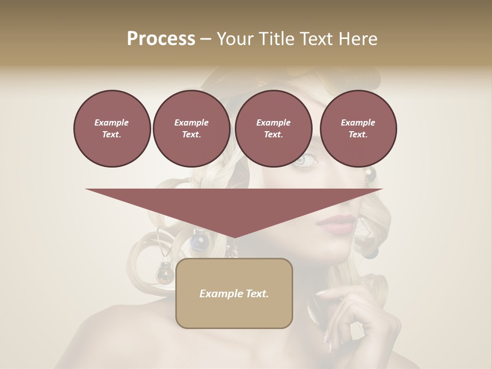 Christmas Tree Hair PowerPoint Template