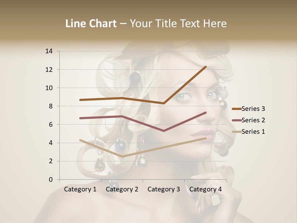 Christmas Tree Hair PowerPoint Template