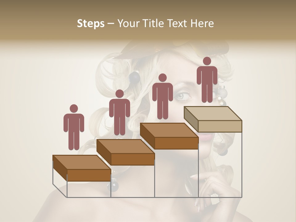 Christmas Tree Hair PowerPoint Template