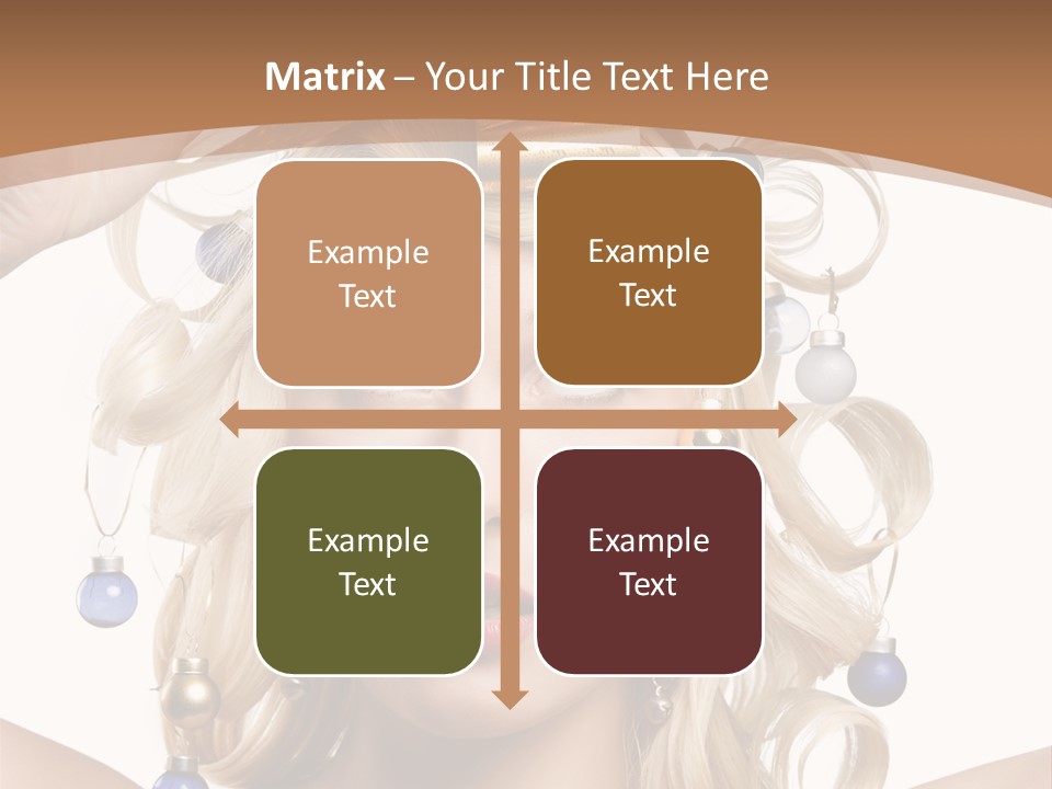 Holiday Hair Styles PowerPoint Template