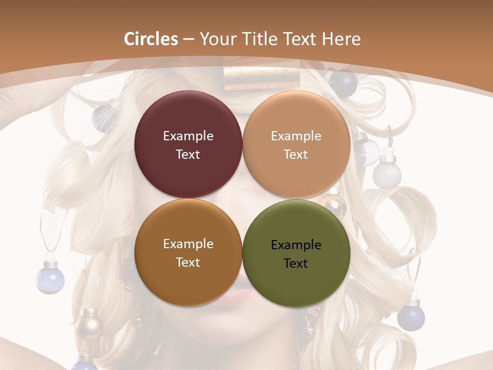 Holiday Hair Styles PowerPoint Template