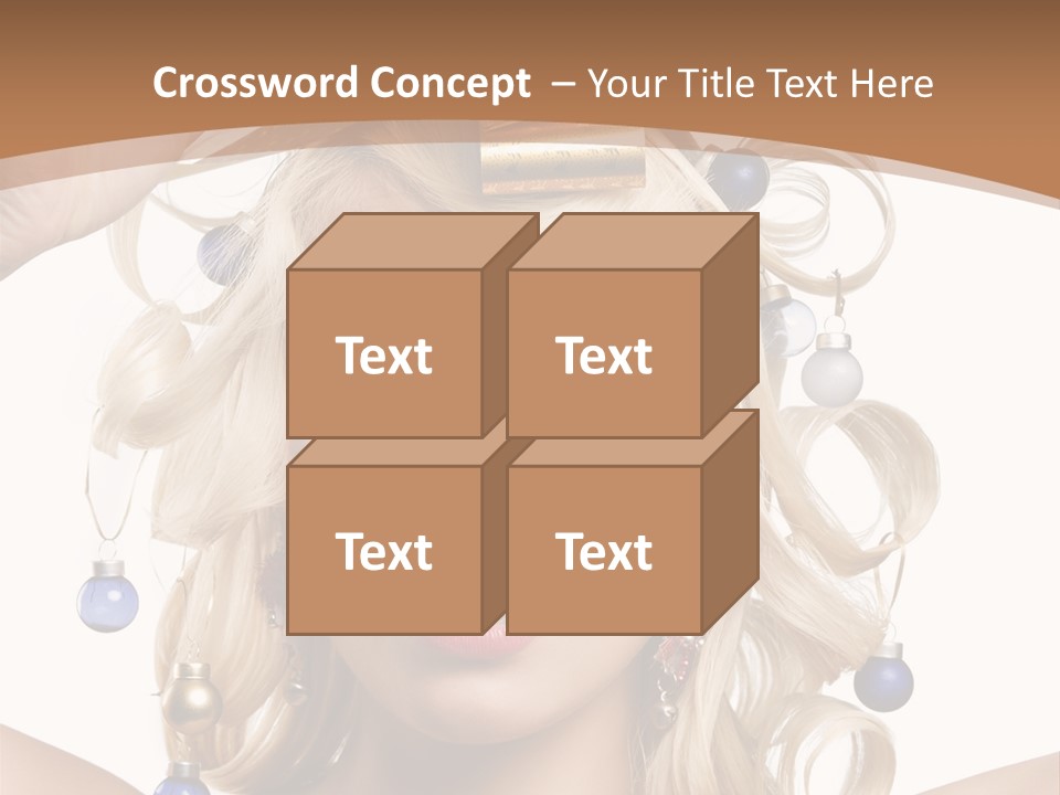 Holiday Hair Styles PowerPoint Template