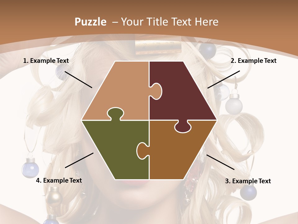 Holiday Hair Styles PowerPoint Template