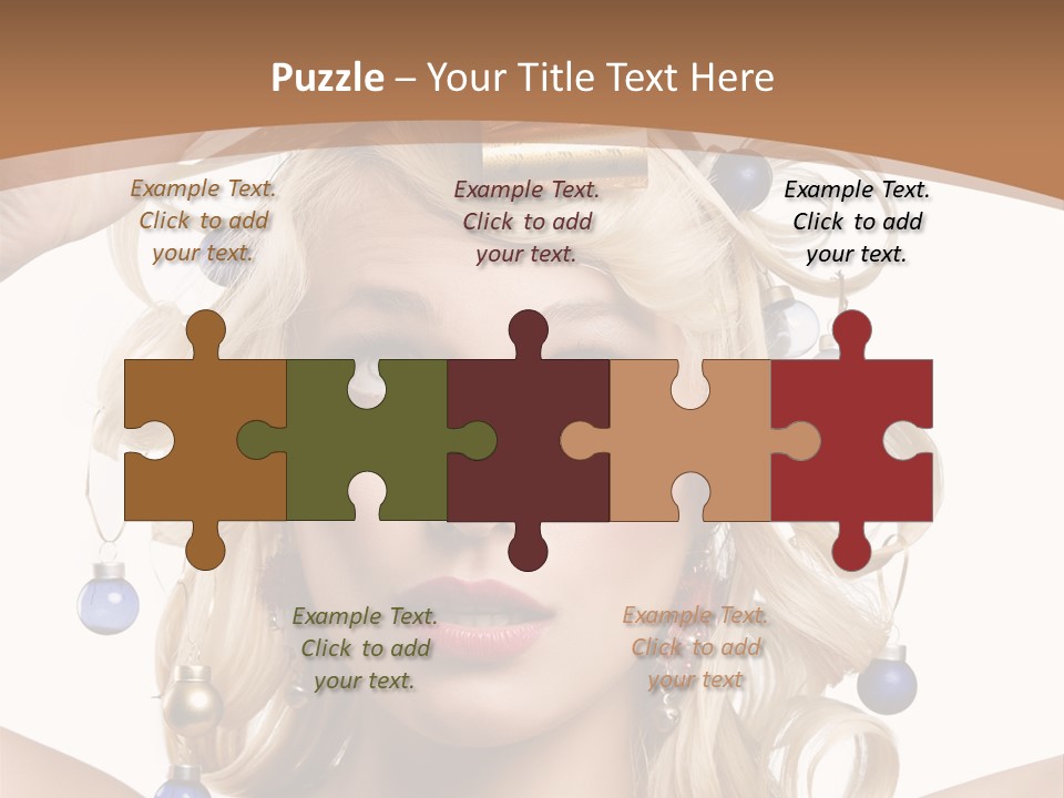 Holiday Hair Styles PowerPoint Template