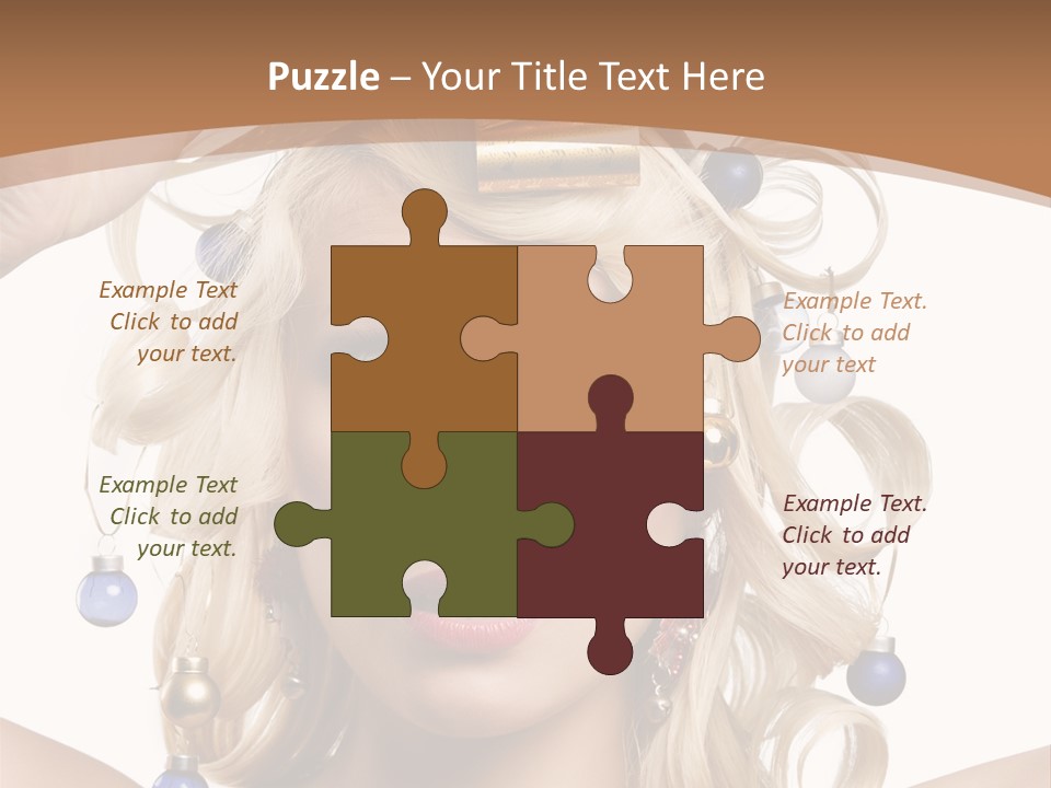 Holiday Hair Styles PowerPoint Template