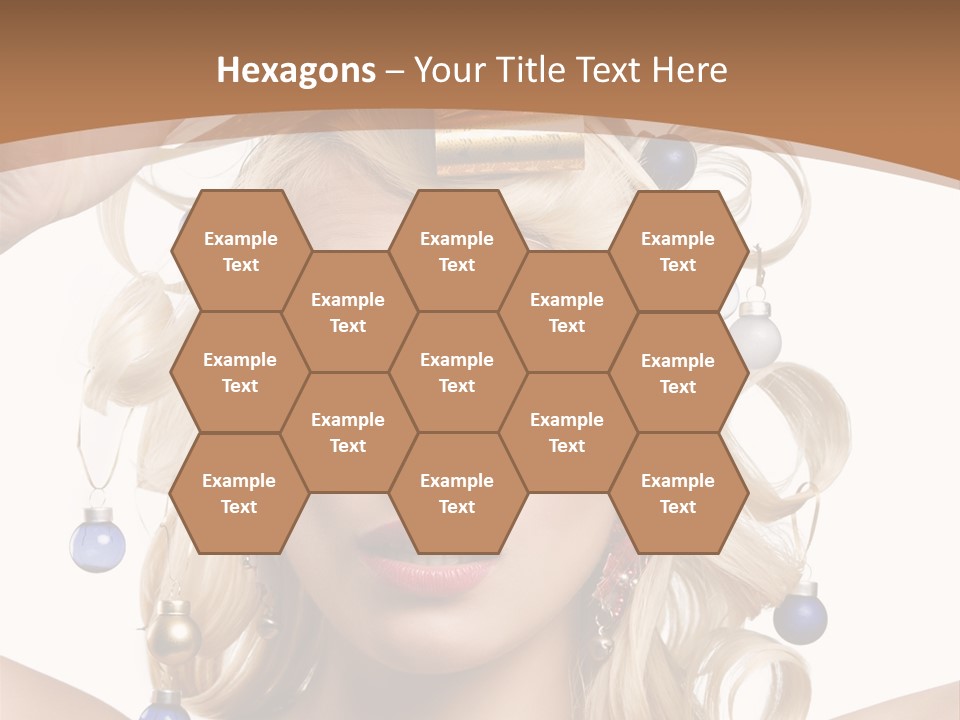 Holiday Hair Styles PowerPoint Template