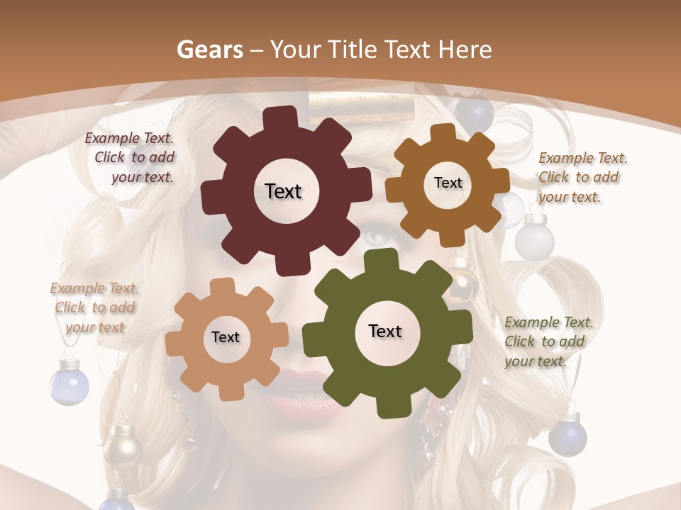 Holiday Hair Styles PowerPoint Template