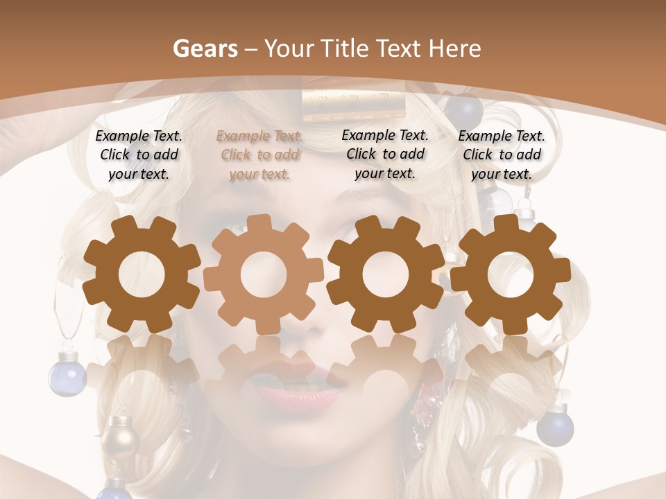 Holiday Hair Styles PowerPoint Template