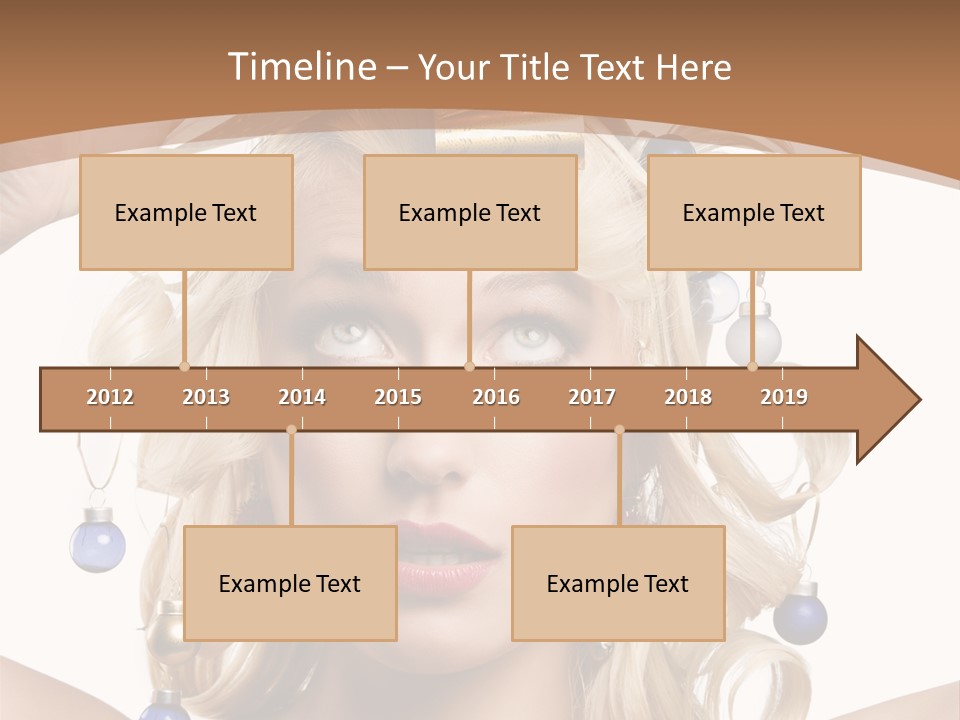 Holiday Hair Styles PowerPoint Template