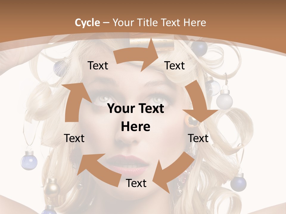 Holiday Hair Styles PowerPoint Template