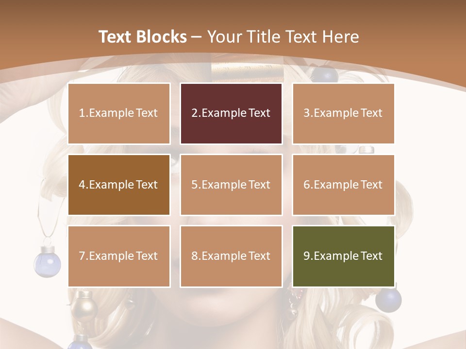 Holiday Hair Styles PowerPoint Template