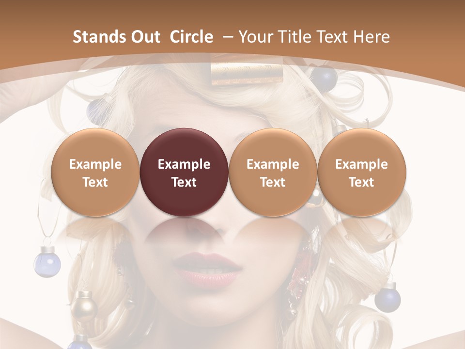 Holiday Hair Styles PowerPoint Template