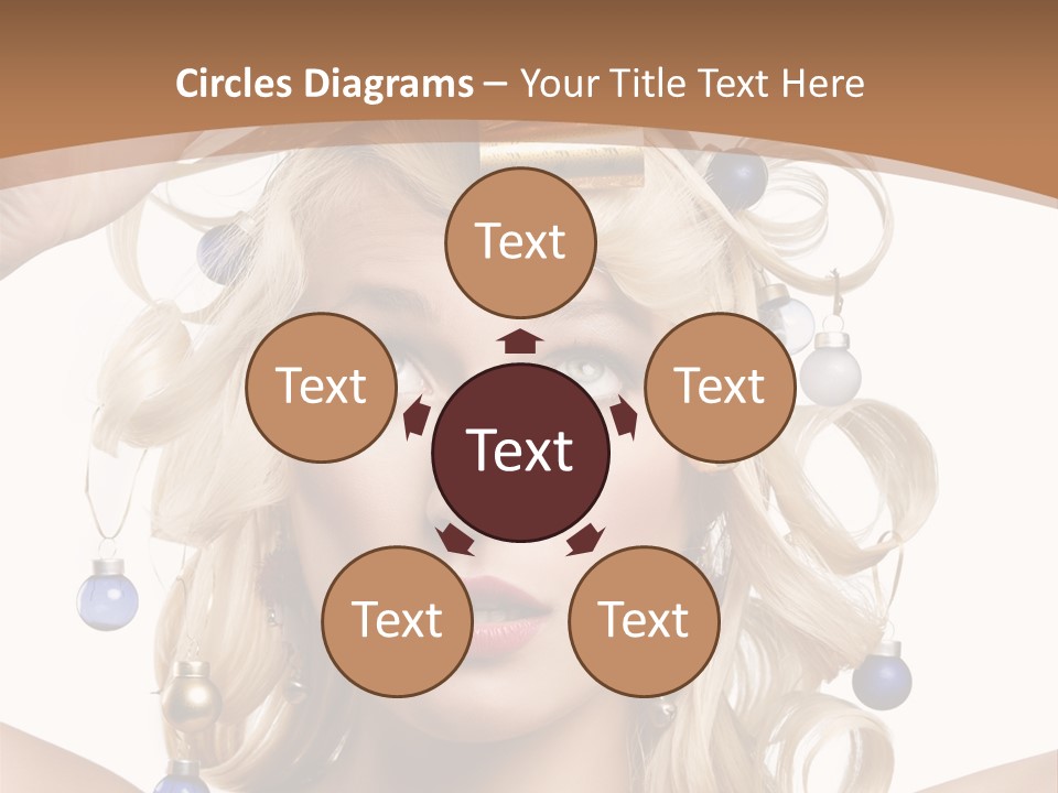 Holiday Hair Styles PowerPoint Template