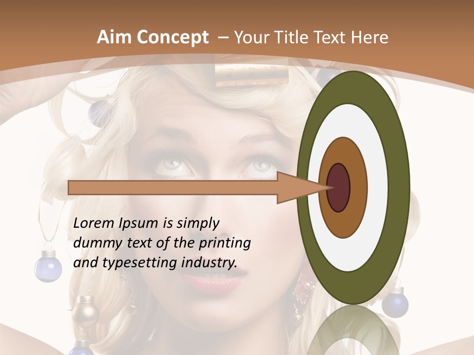 Holiday Hair Styles PowerPoint Template