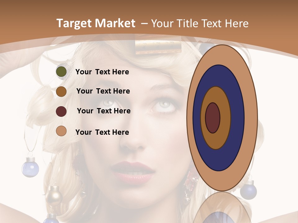 Holiday Hair Styles PowerPoint Template