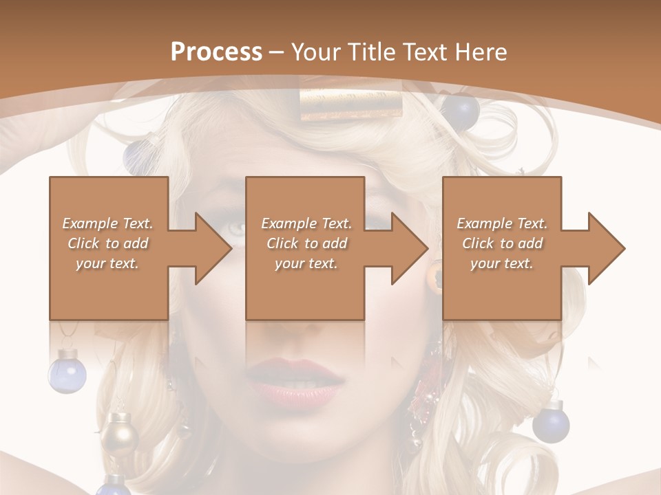 Holiday Hair Styles PowerPoint Template