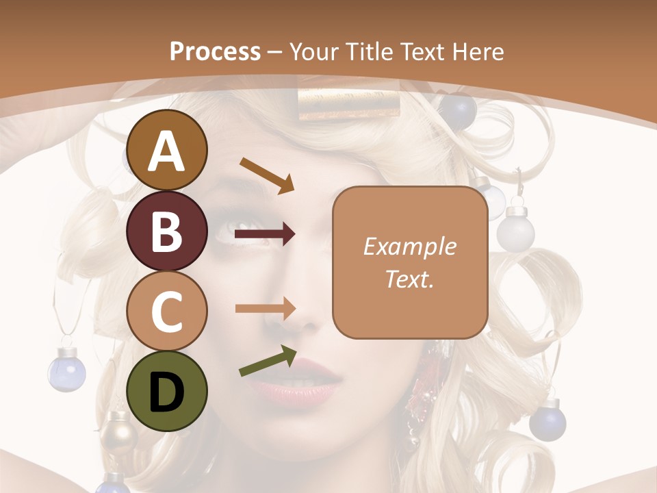 Holiday Hair Styles PowerPoint Template