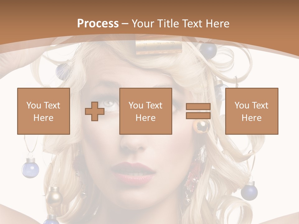 Holiday Hair Styles PowerPoint Template