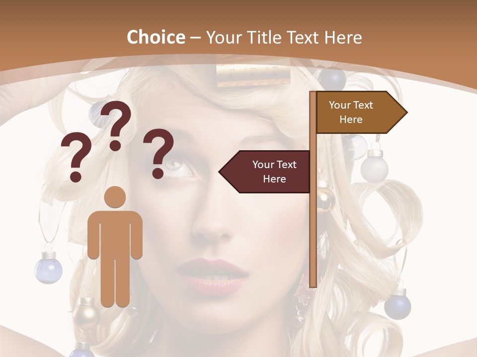 Holiday Hair Styles PowerPoint Template