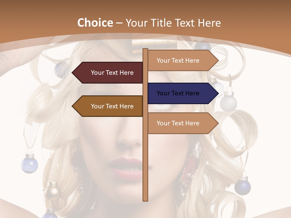 Holiday Hair Styles PowerPoint Template