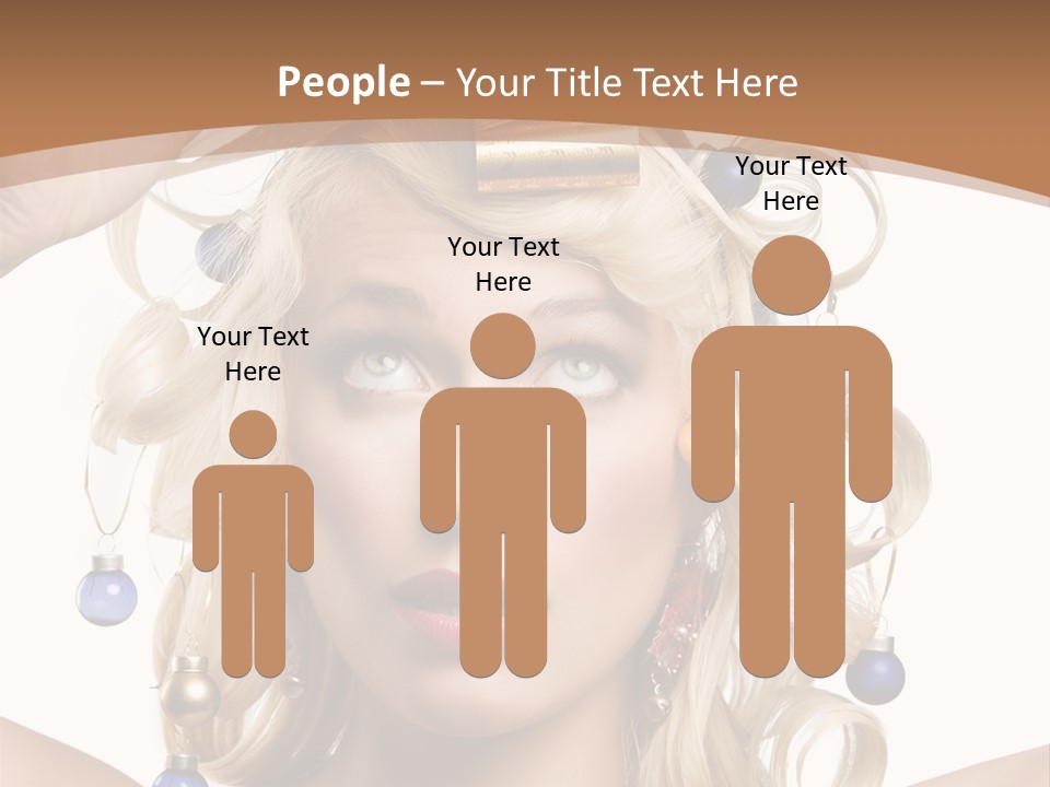 Holiday Hair Styles PowerPoint Template