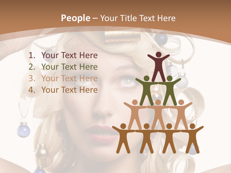 Holiday Hair Styles PowerPoint Template