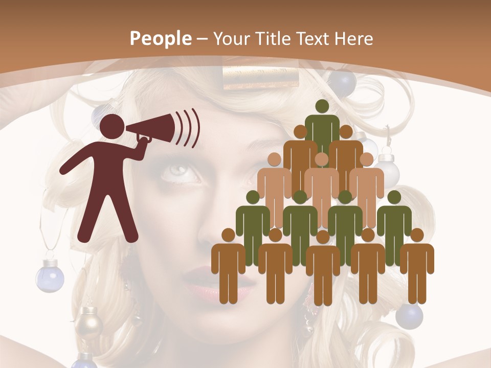 Holiday Hair Styles PowerPoint Template