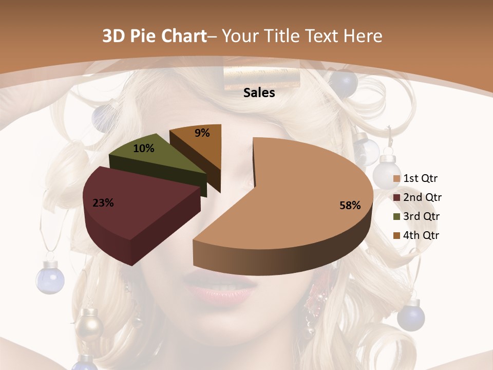 Holiday Hair Styles PowerPoint Template