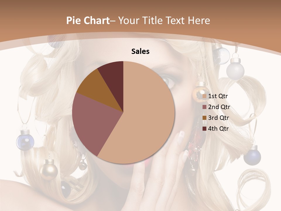 Christmas Tree Hair PowerPoint Template