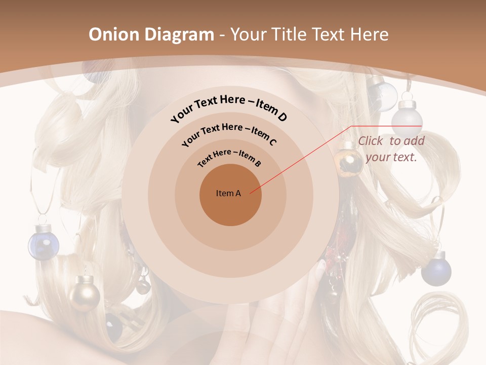 Christmas Tree Hair PowerPoint Template