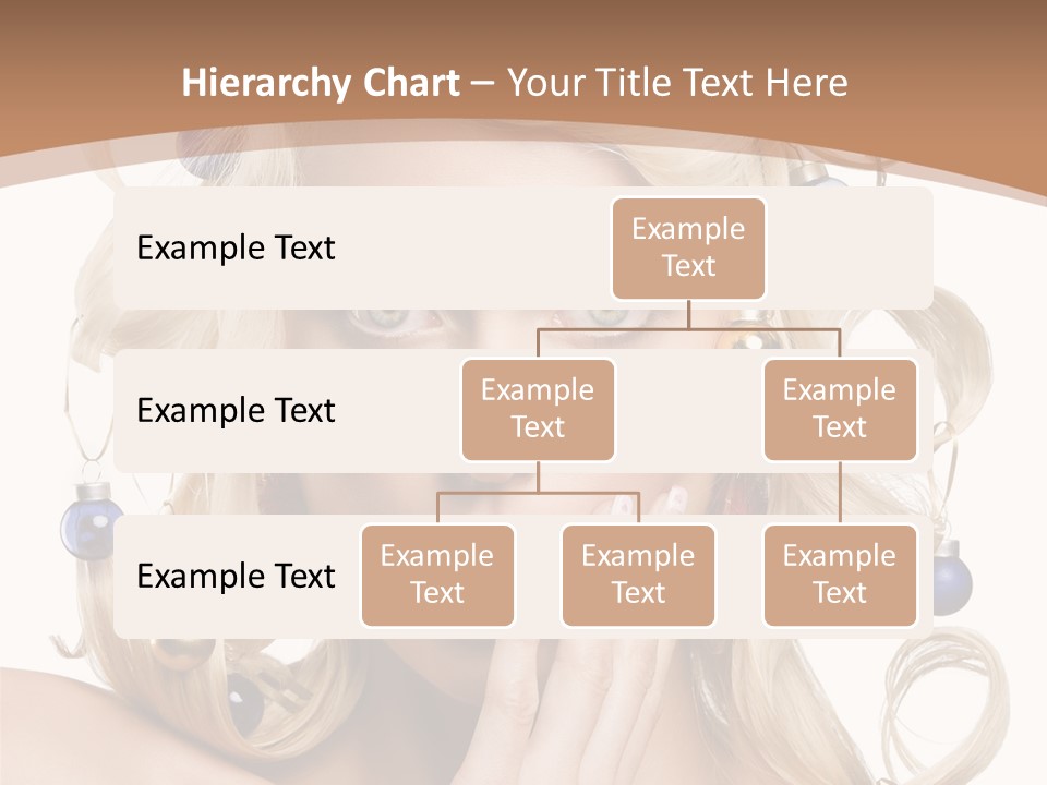 Christmas Tree Hair PowerPoint Template
