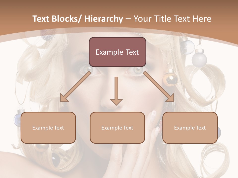 Christmas Tree Hair PowerPoint Template