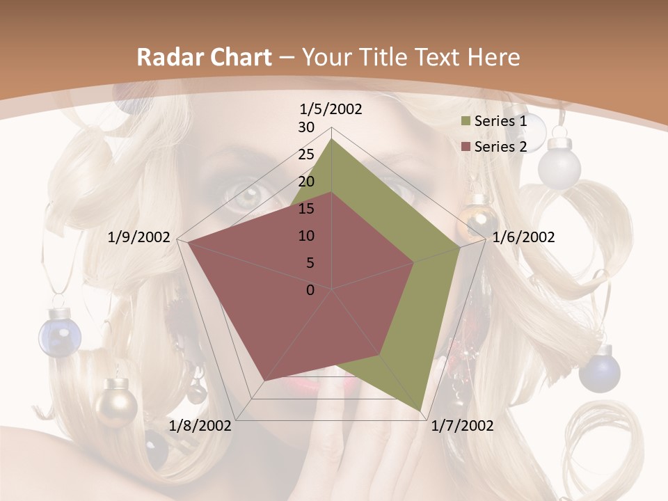 Christmas Tree Hair PowerPoint Template