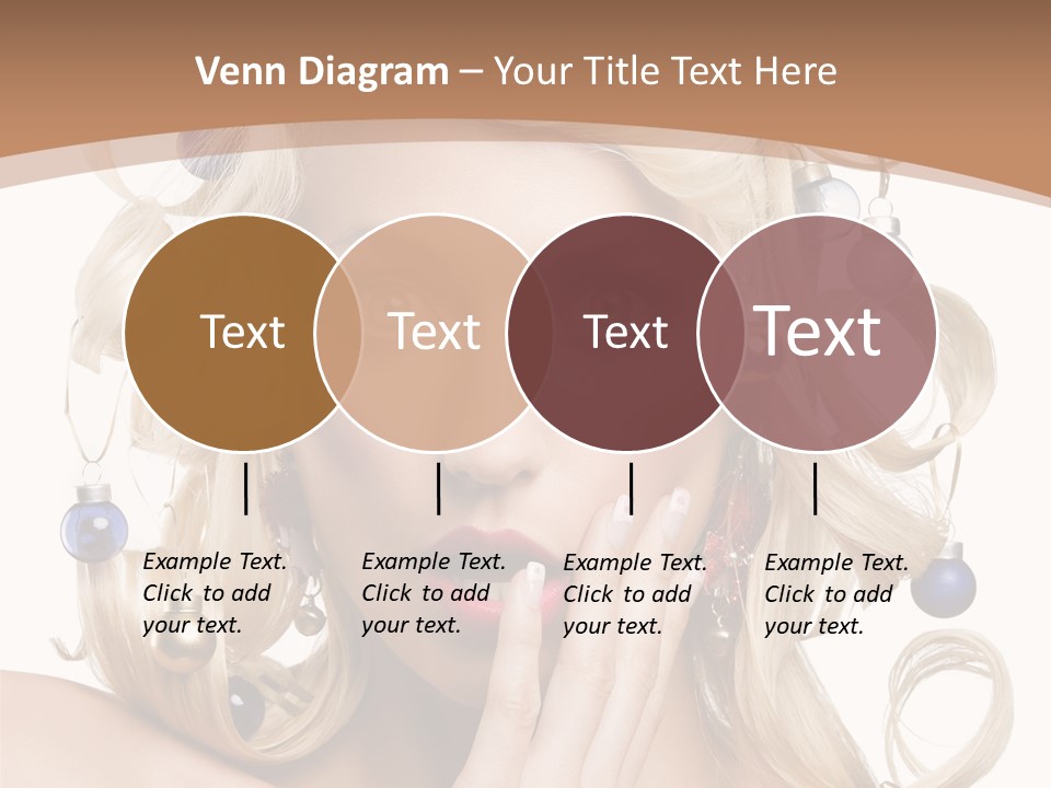 Christmas Tree Hair PowerPoint Template