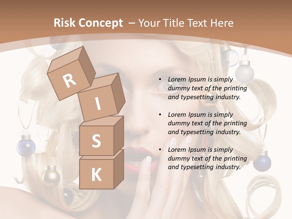 Christmas Tree Hair PowerPoint Template