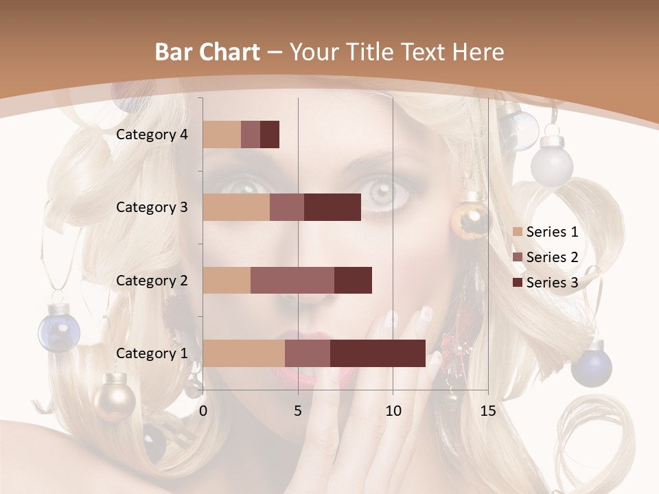 Christmas Tree Hair PowerPoint Template