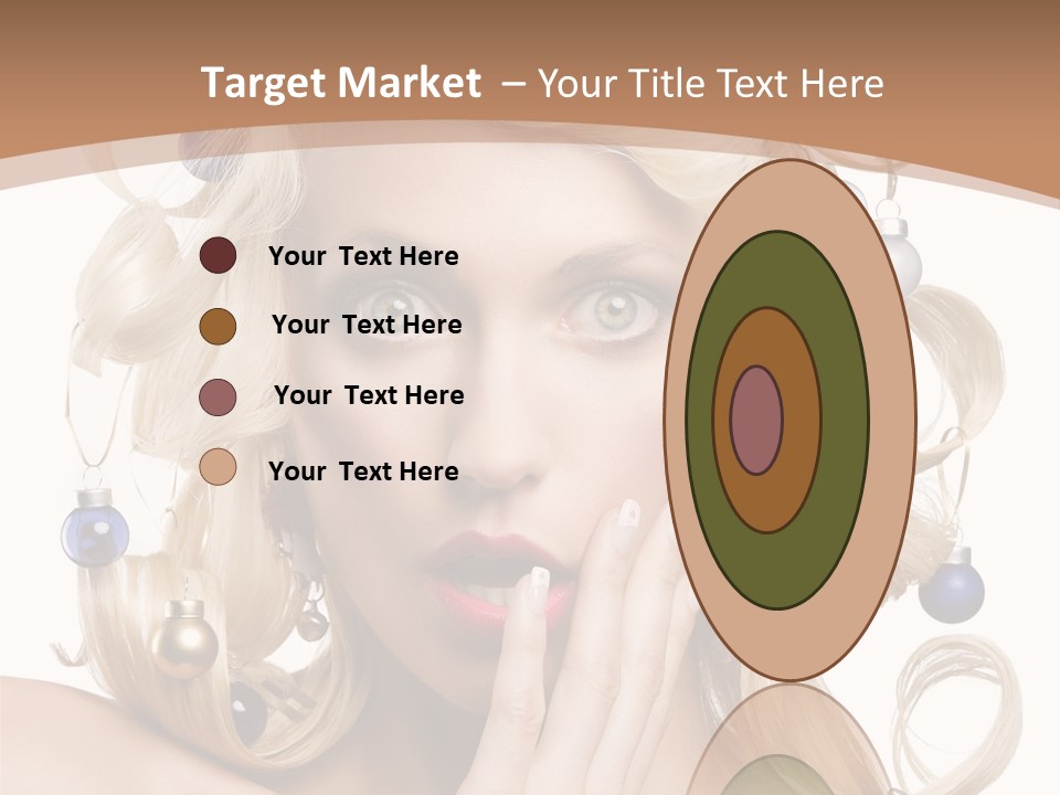 Christmas Tree Hair PowerPoint Template