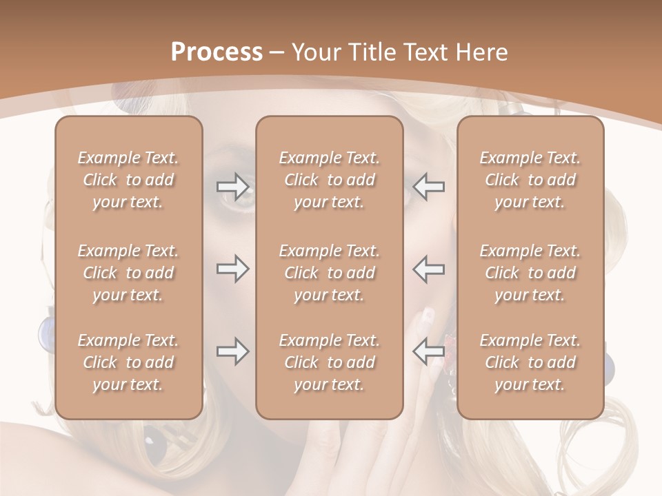 Christmas Tree Hair PowerPoint Template