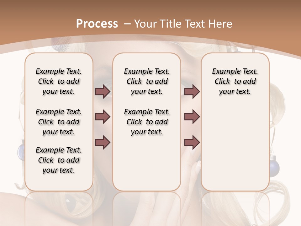 Christmas Tree Hair PowerPoint Template
