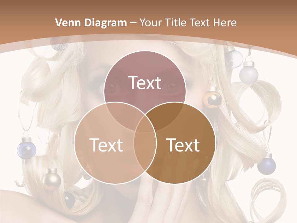 Christmas Tree Hair PowerPoint Template