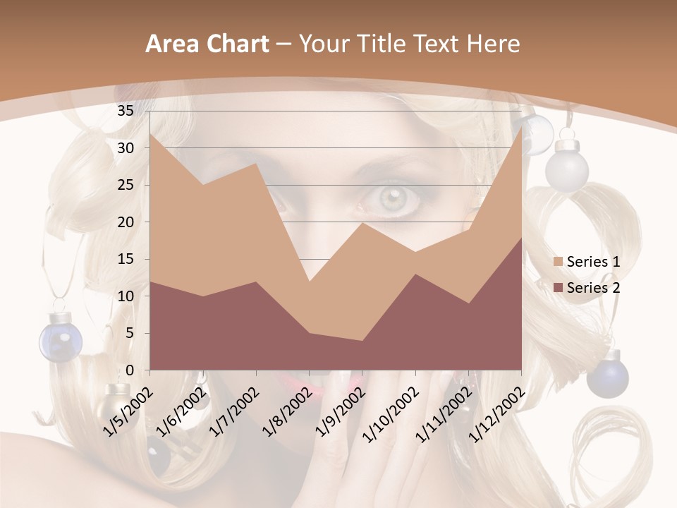 Christmas Tree Hair PowerPoint Template