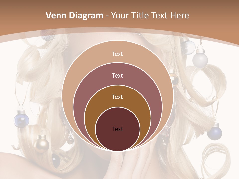 Christmas Tree Hair PowerPoint Template