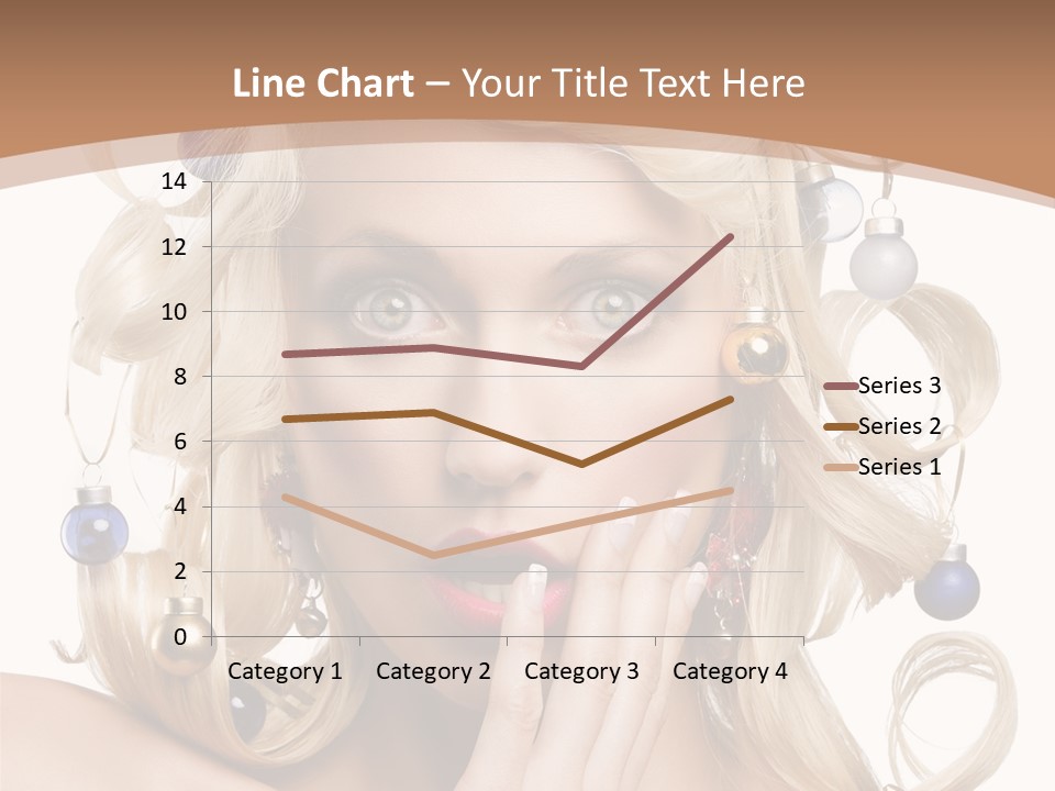 Christmas Tree Hair PowerPoint Template