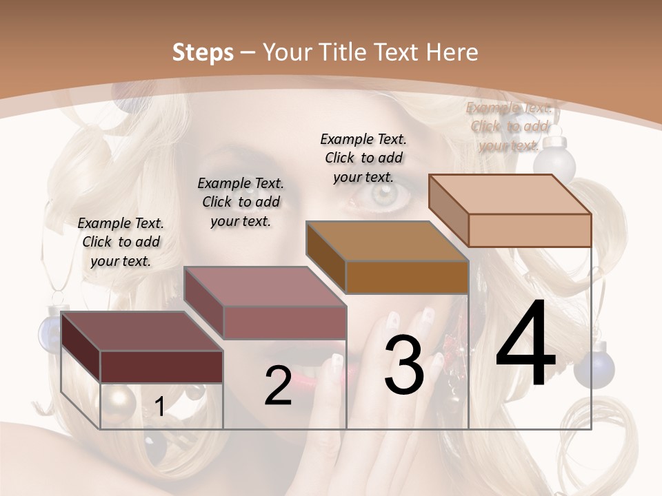 Christmas Tree Hair PowerPoint Template