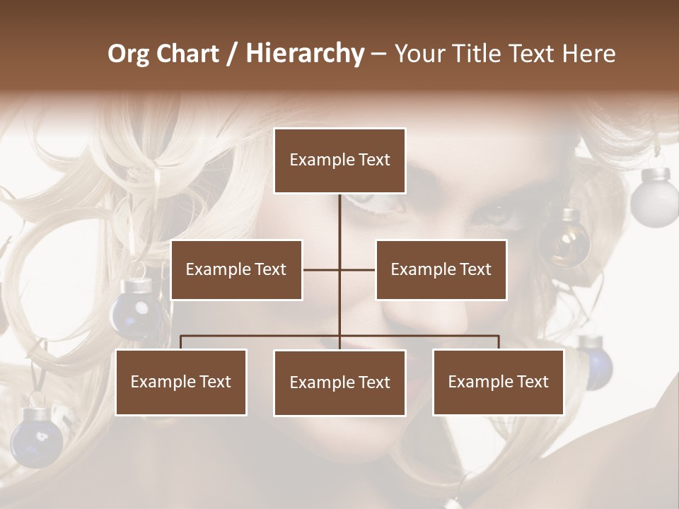 Christmas Hair PowerPoint Template